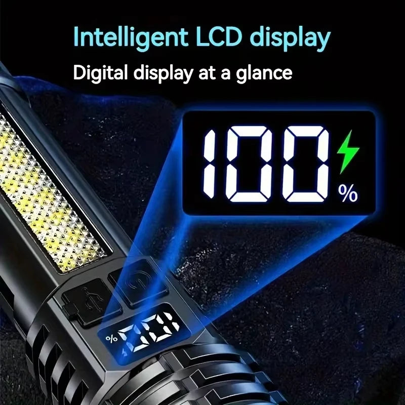 Lumen High Power Rechargeable LED Flashlight BrightWay 10,000